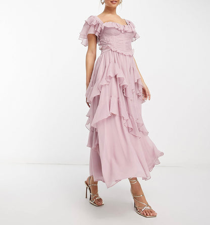 Robe mi-longue Mia