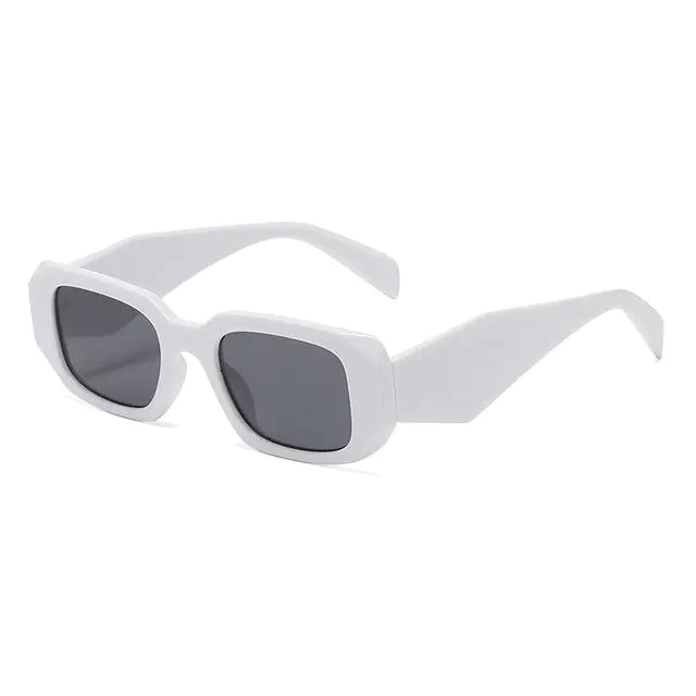 Small Polygon Rectangle Sunglasses - Mainovoo.